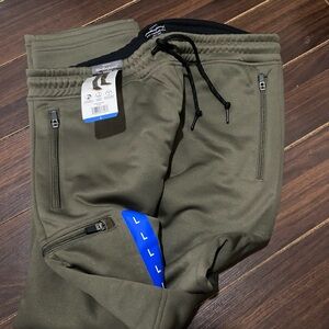 Weatherproof Vintage Mens Cargo Sweatpants Fleece Lined Relaxed Green L